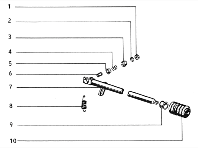 Tie rod, cabine side